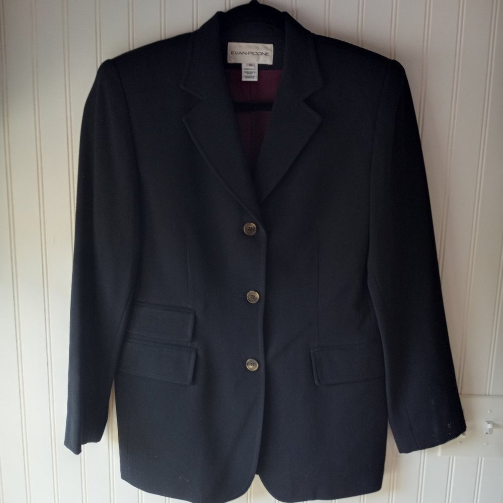 Professional navy blue designer blazer